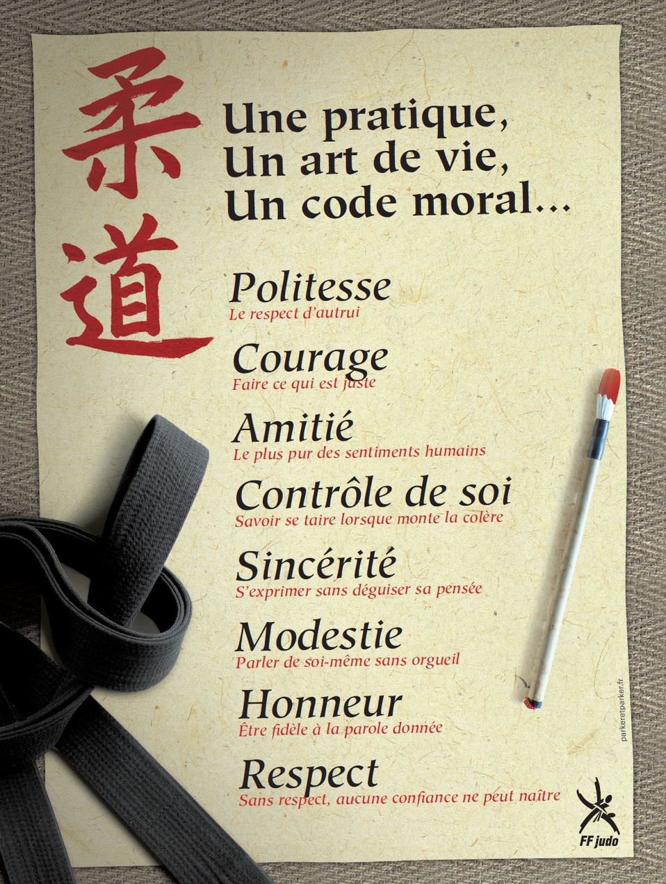 Code moral du Judo